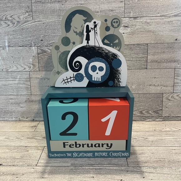 Nightmare before Christmas block calendar, NWOT - Picture 7 of 8